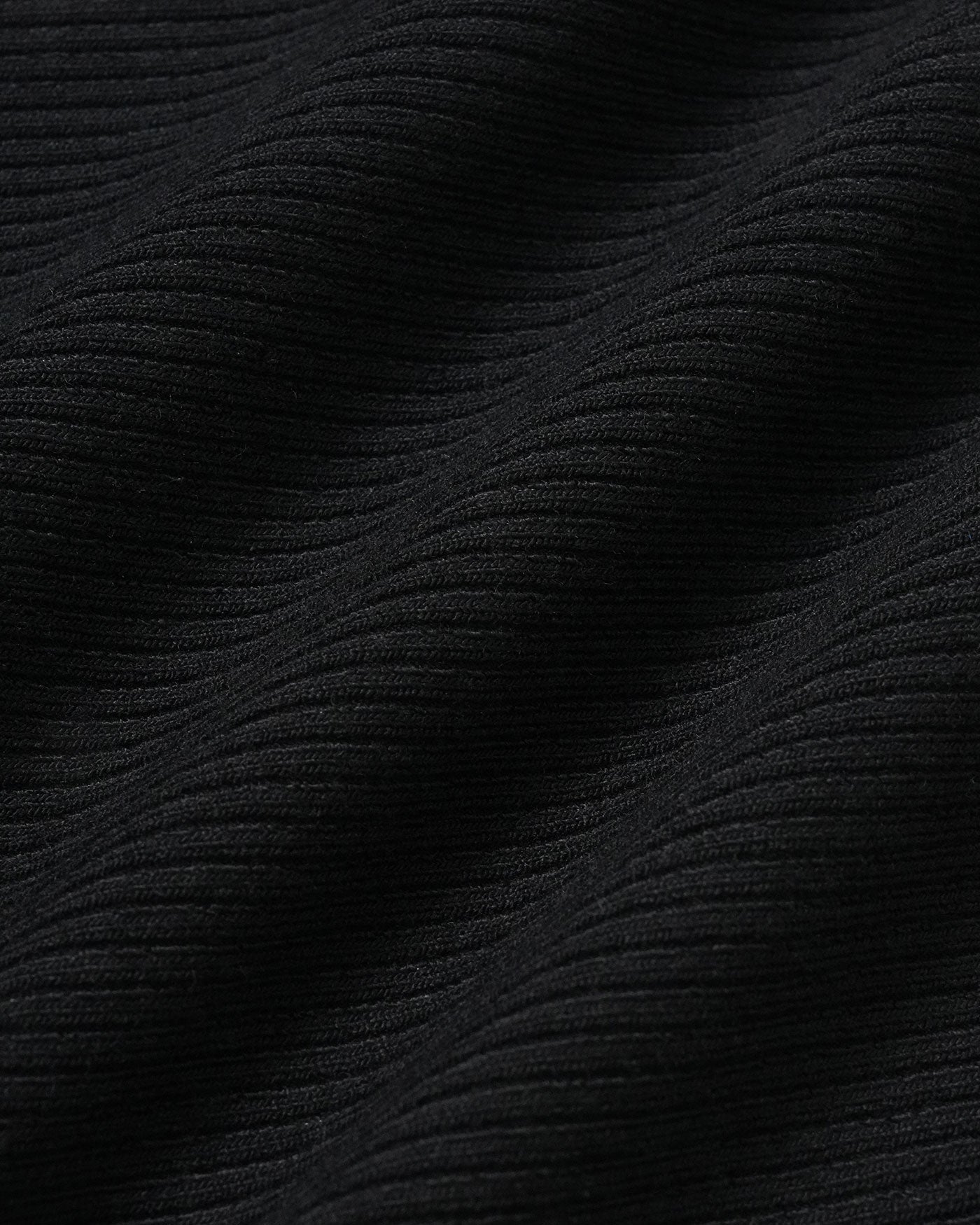 The Black V Neck Ribbed Knit Tank Top