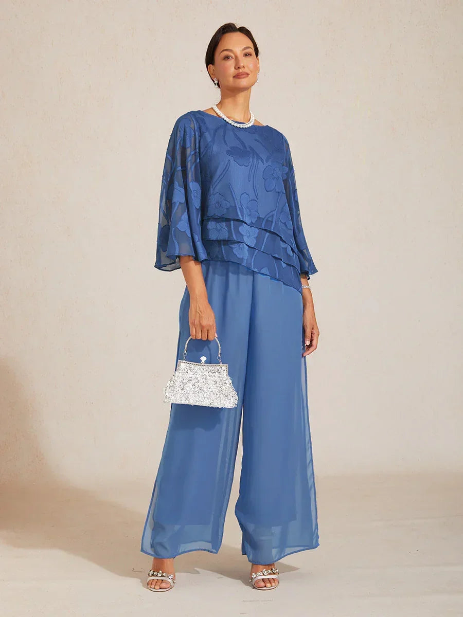 Chiffon Floral Layered Blouse