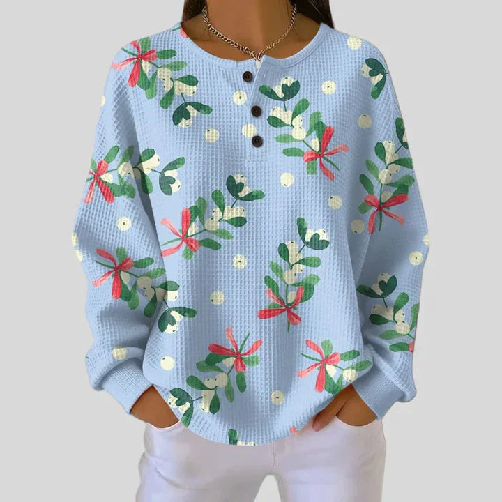 Rikke™ | Soft Jumper with Christmas Motif
