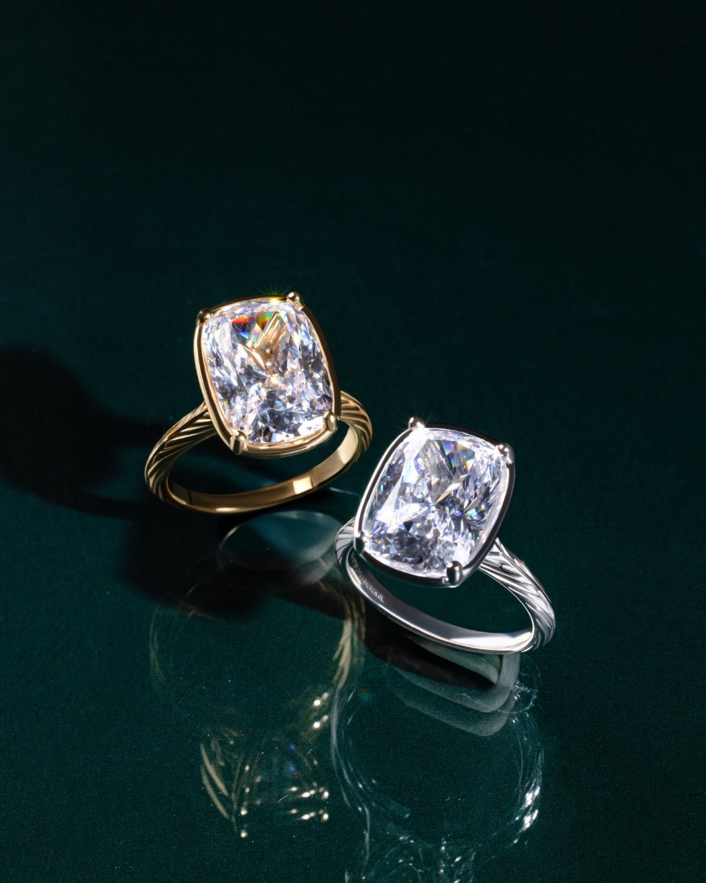 Elongated Cushion Cocktail Ring