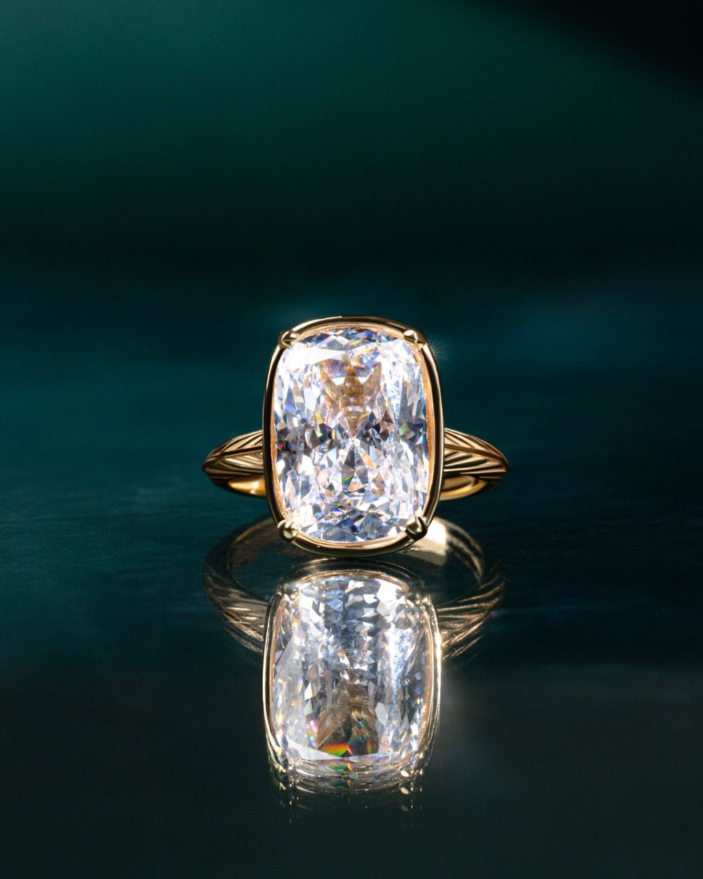 Elongated Cushion Cocktail Ring