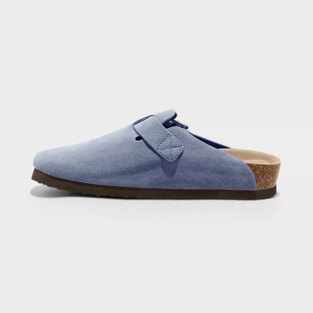 Suede Clogs