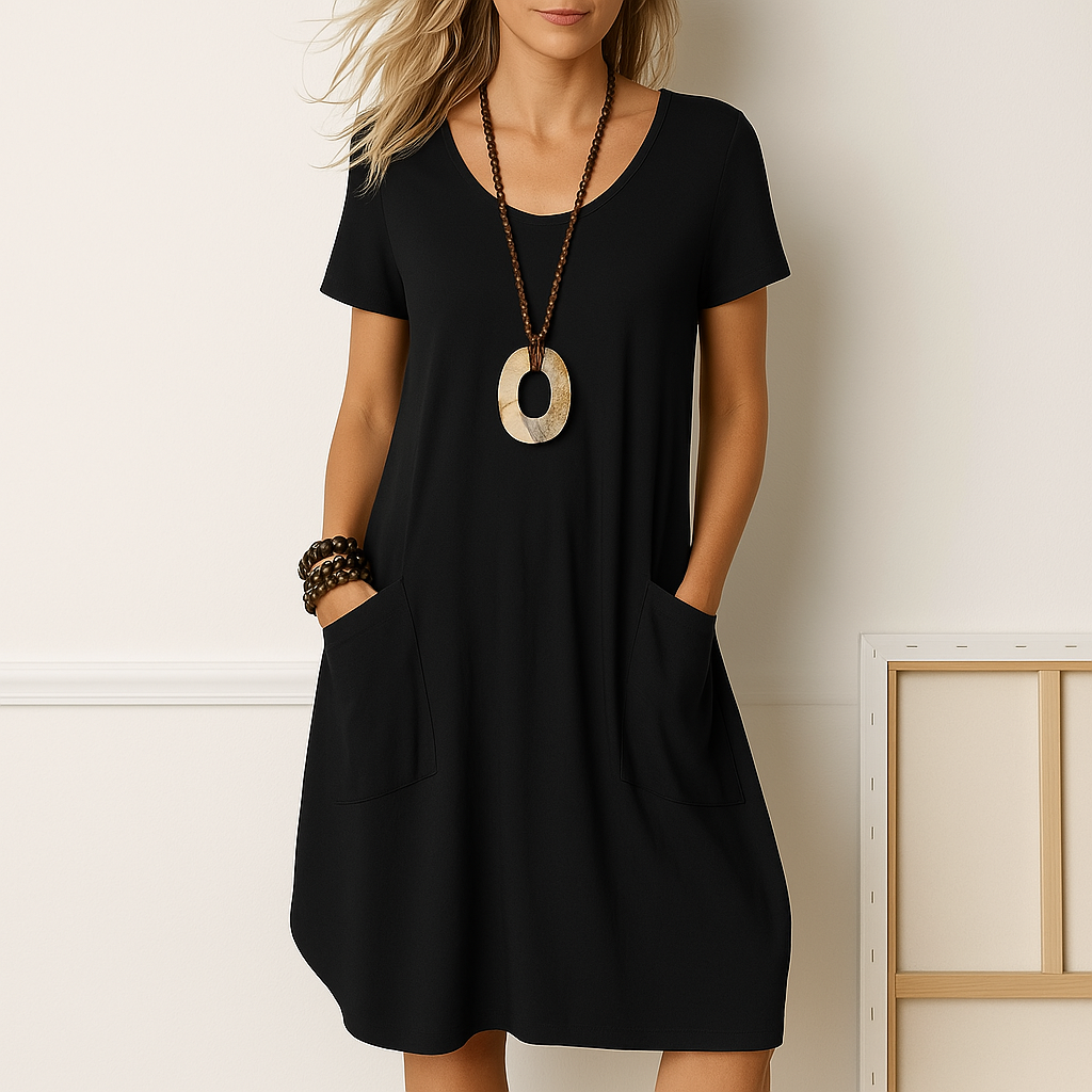 Sophie - Elegant Dress with Tummy-Control Coverage
