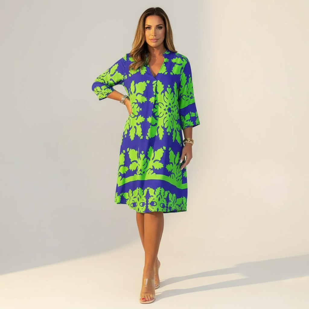 Elegant Flowing Summer Dress