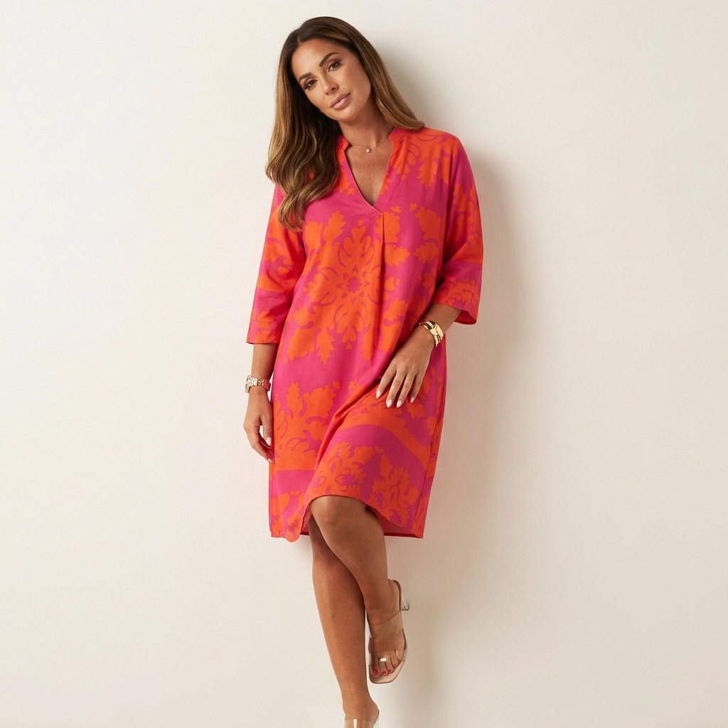 Elegant Flowing Summer Dress