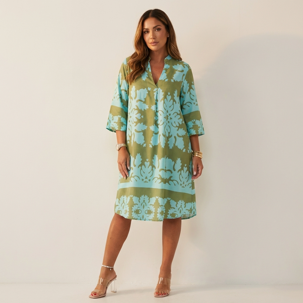 Elegant Flowing Summer Dress