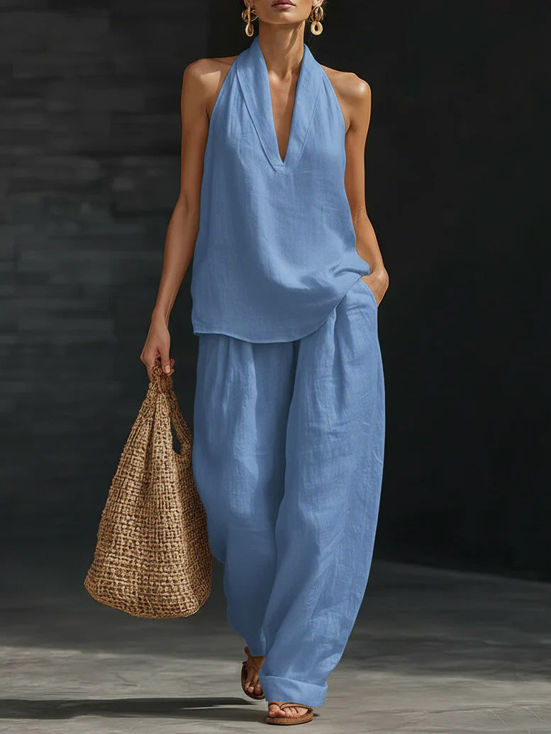 Harper™ - Wide-Leg Trouser Set