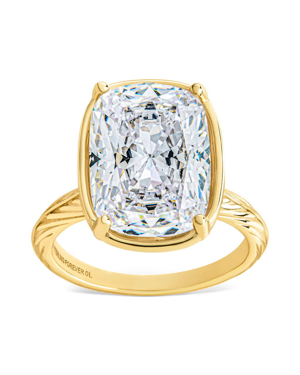 Elongated Cushion Cocktail Ring