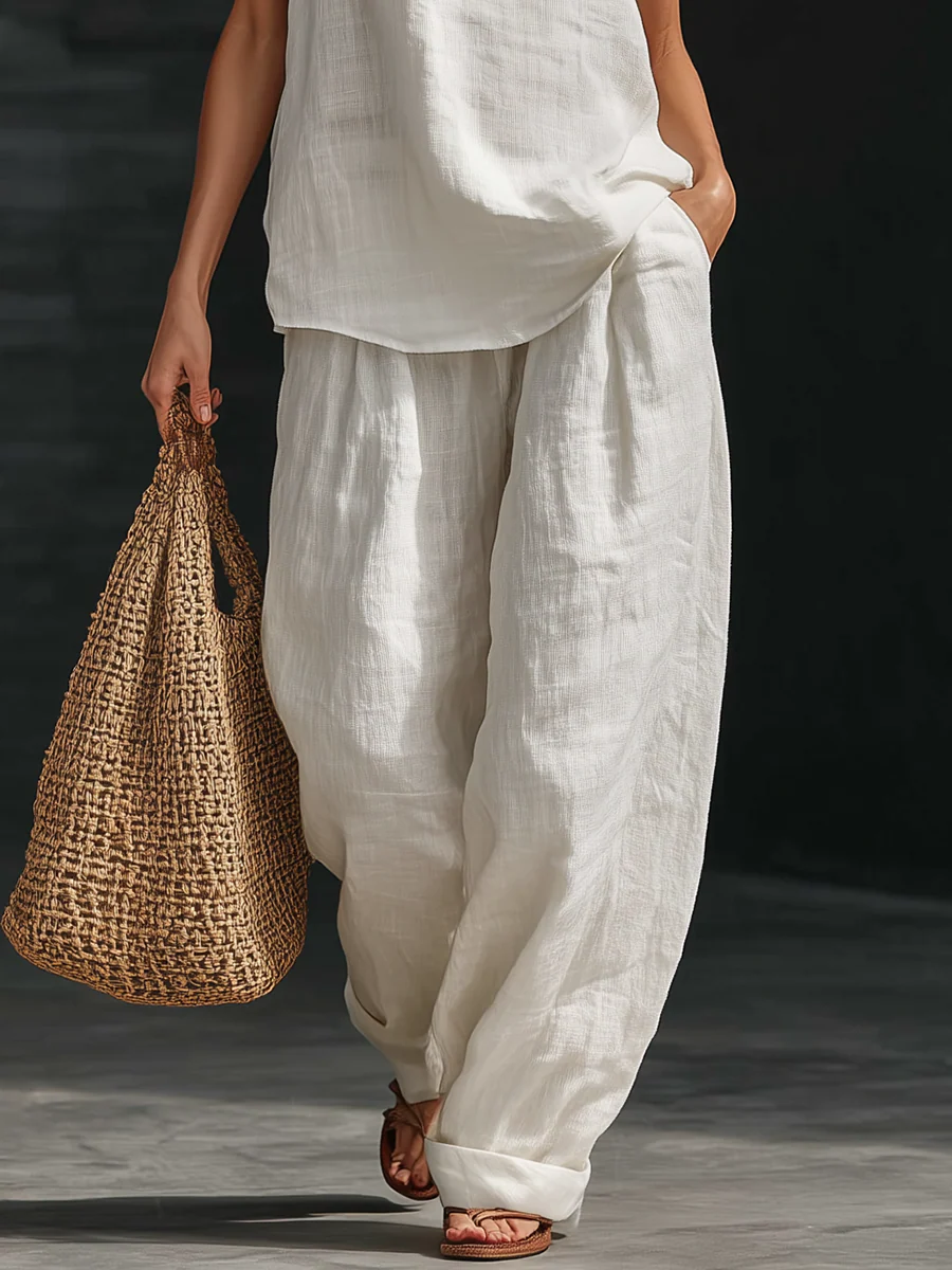 Harper™ - Wide-Leg Trouser Set