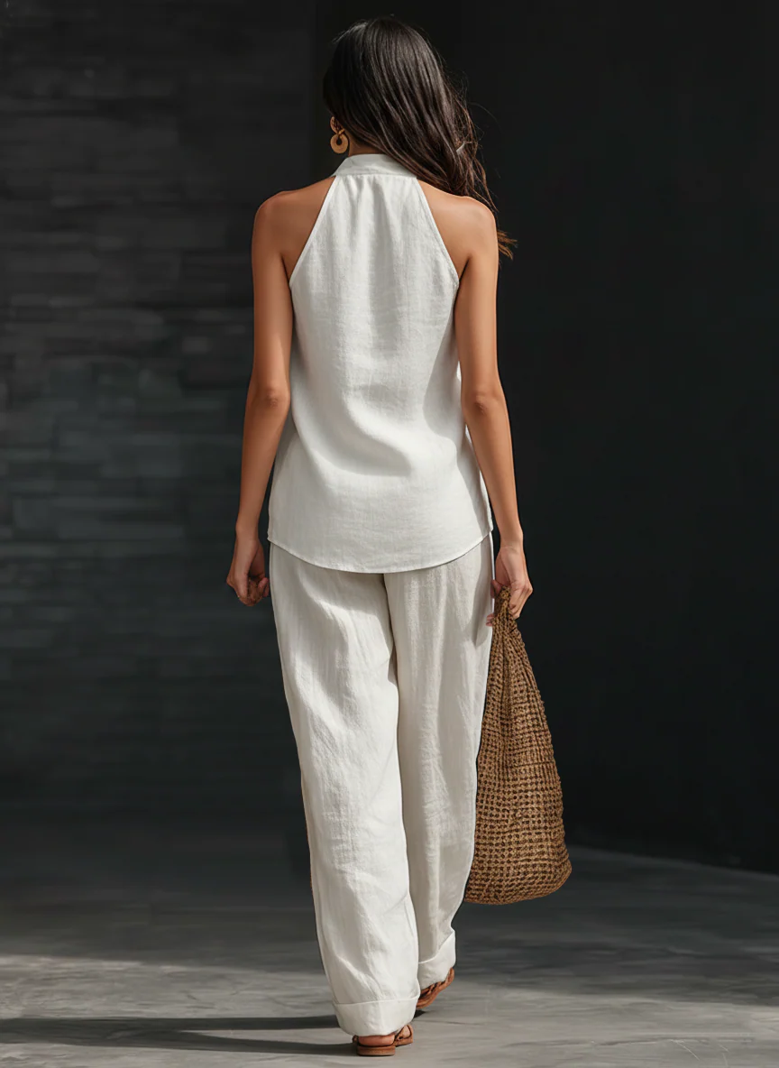 Harper™ - Wide-Leg Trouser Set