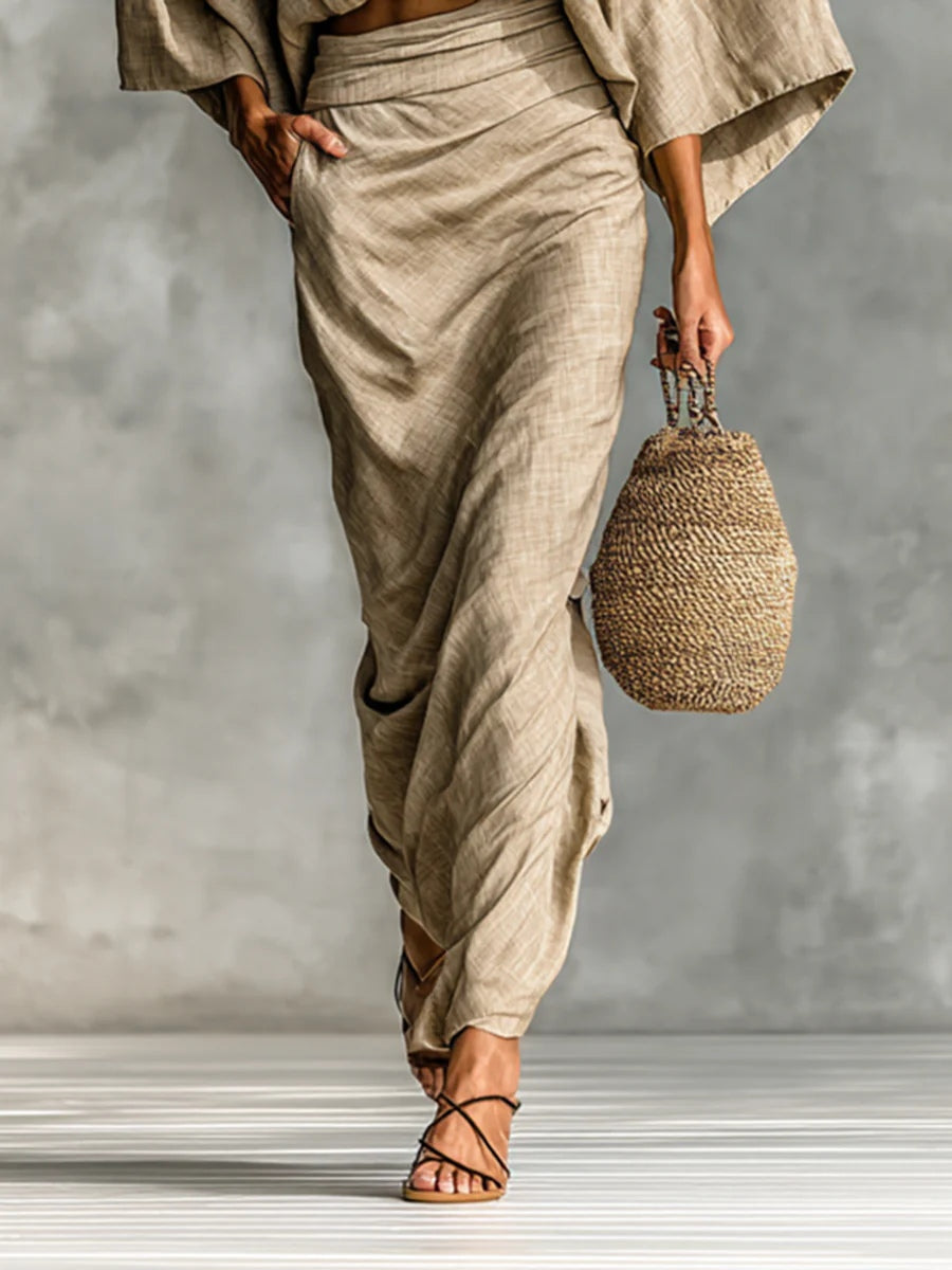 Maeve™ - Check Maxi Dress