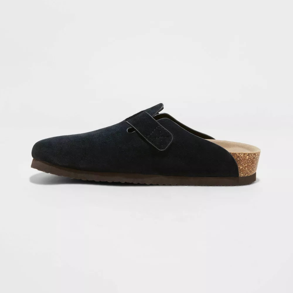 Suede Clogs