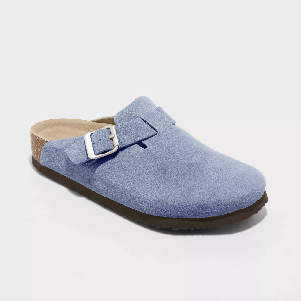 Suede Clogs