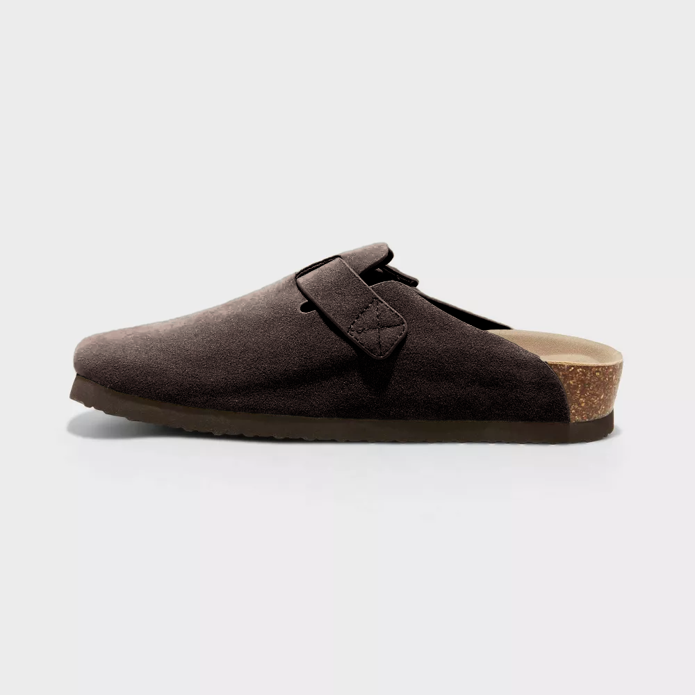 Suede Clogs