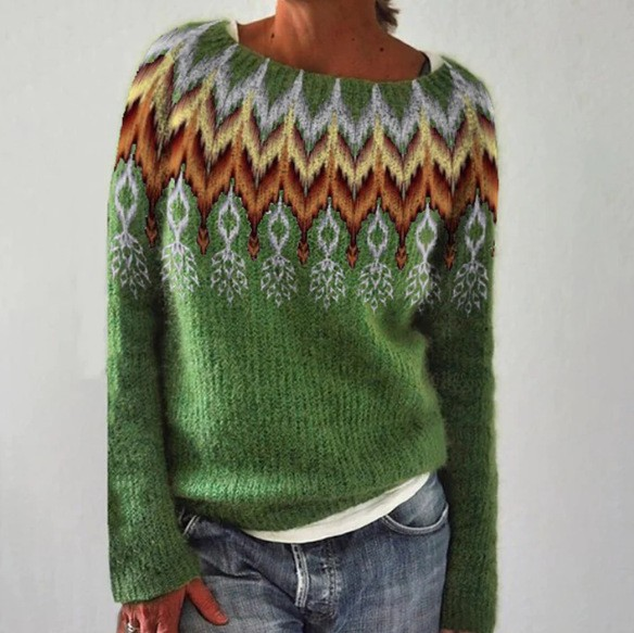 Rosalie™ - Retro Wool Jumper