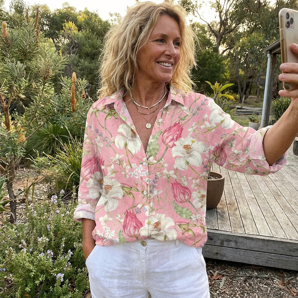 Frances™ | Elegant Bloom Blouse