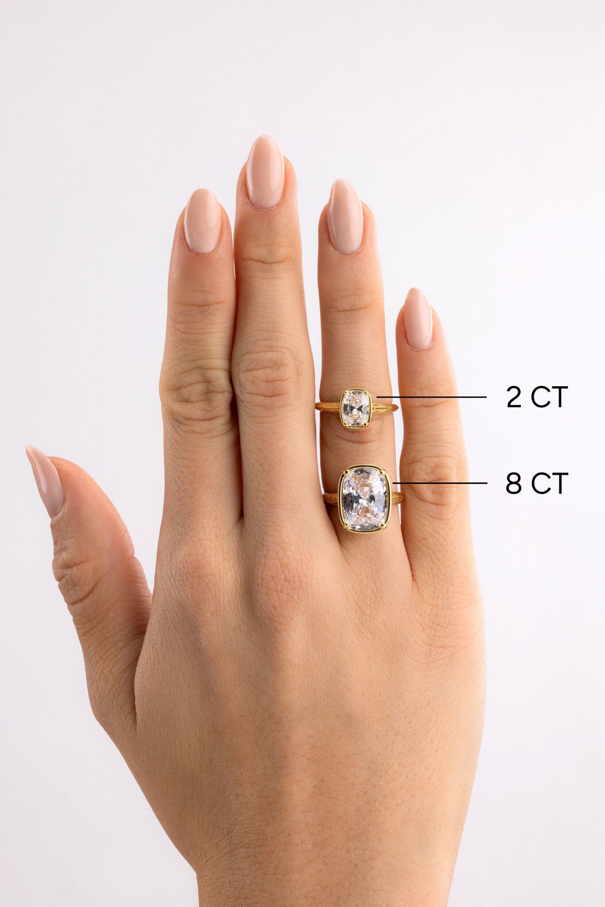 Elongated Cushion Cocktail Ring