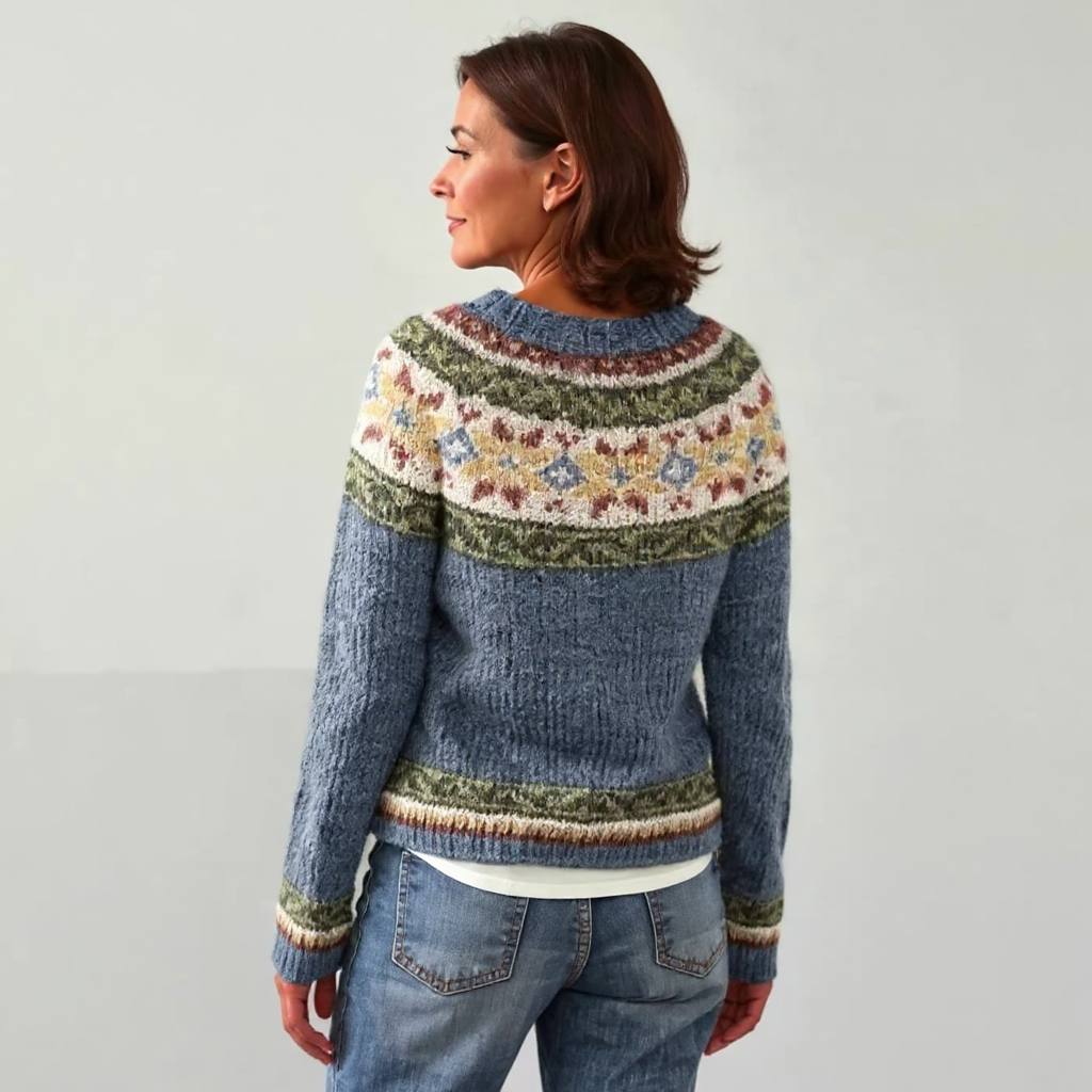 Claudette™ - Retro Wool Jumper