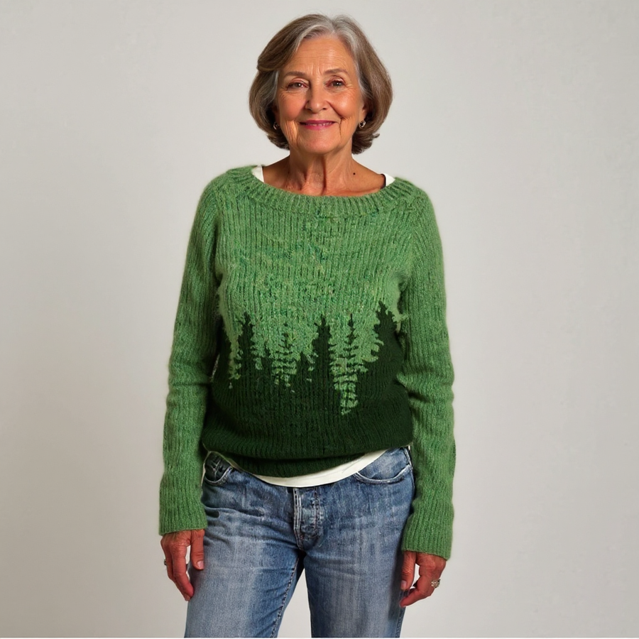 Monique™ - Retro Wool Jumper