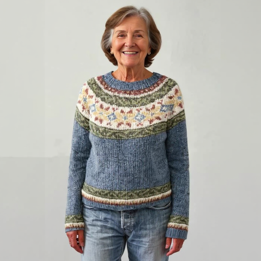 Claudette™ - Retro Wool Jumper