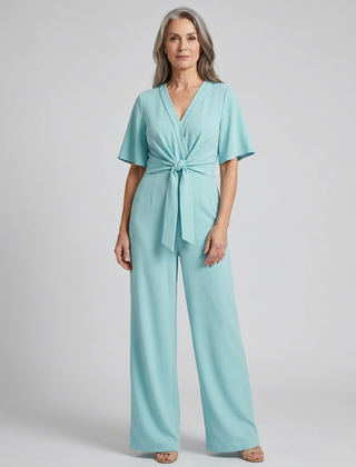 Gabriella Jumpsuit - Light Blue