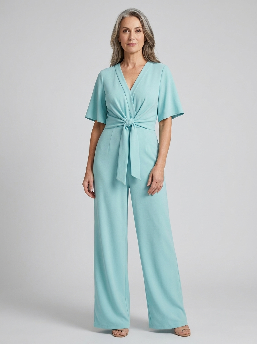 Gabriella Jumpsuit - Light Blue