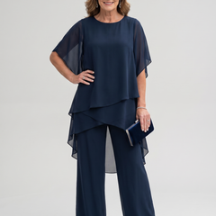 Chiara Set Dress - Blue - Main