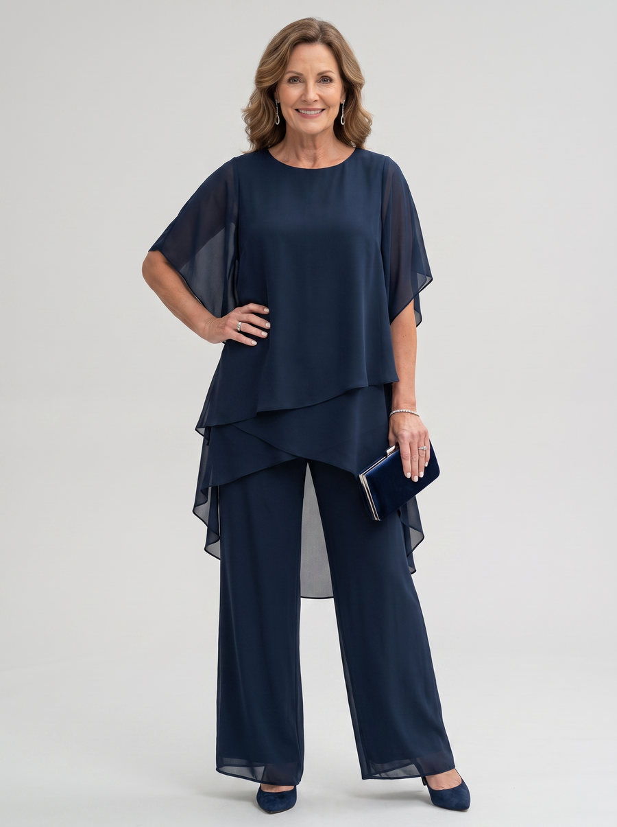 Chiara Set Dress - Blue - Main