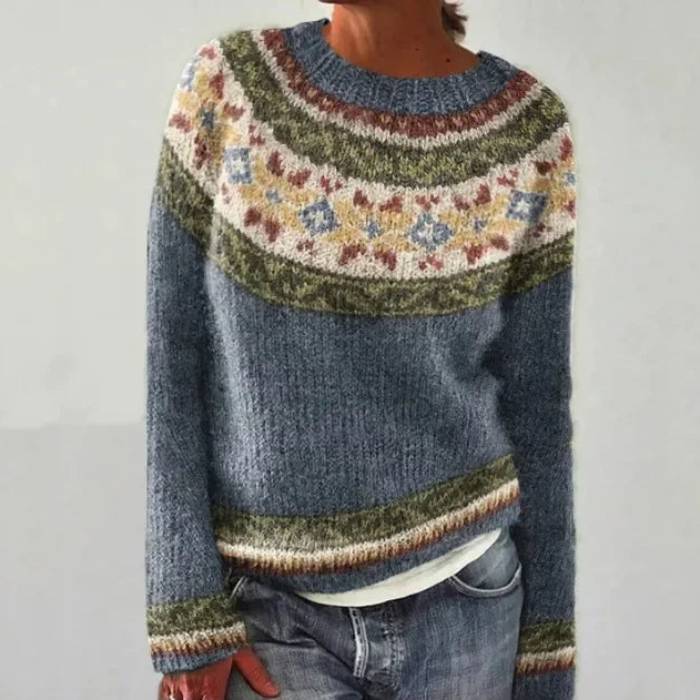 Claudette™ - Retro Wool Jumper