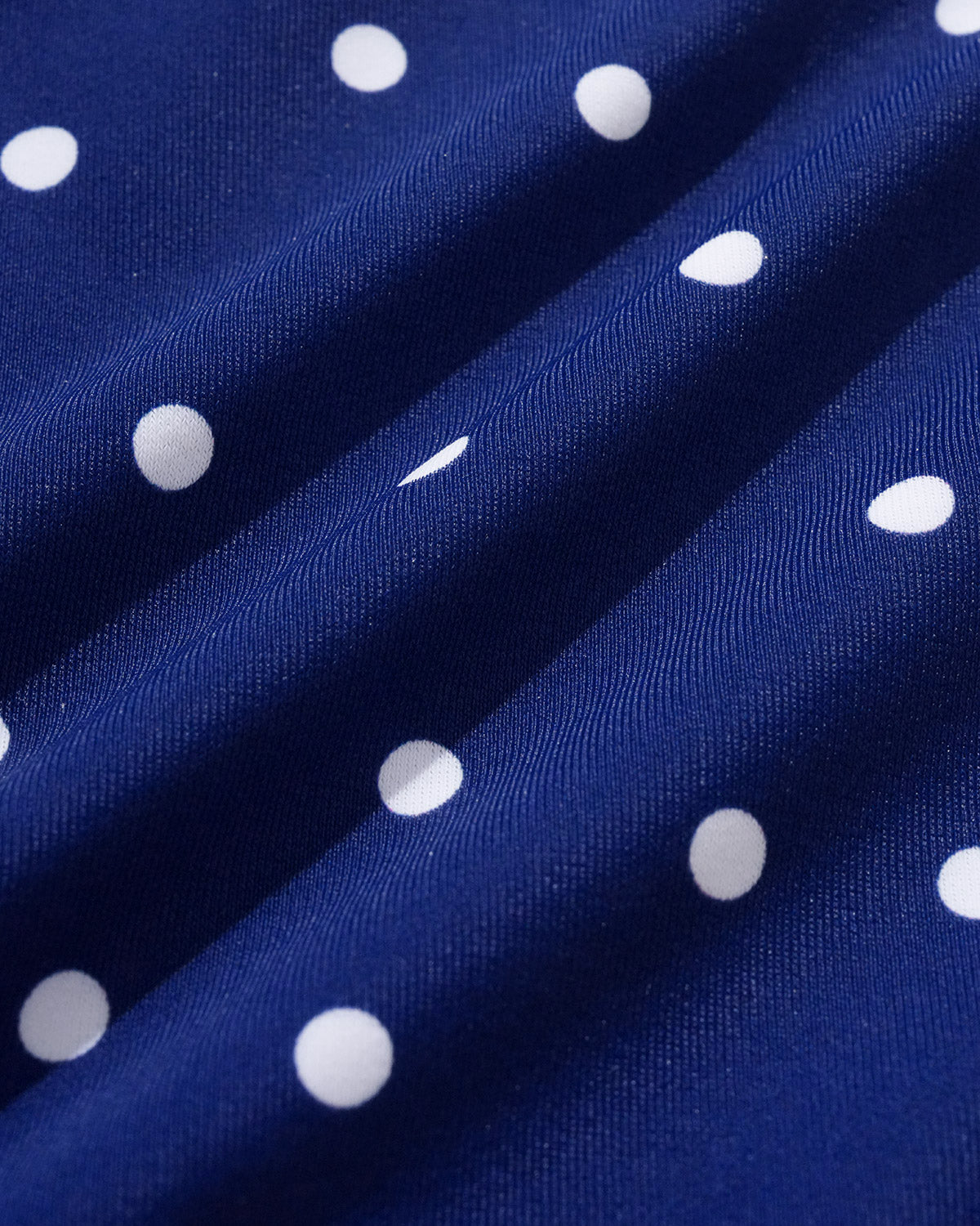 Blue Print Polka Dot One Piece Swimwear