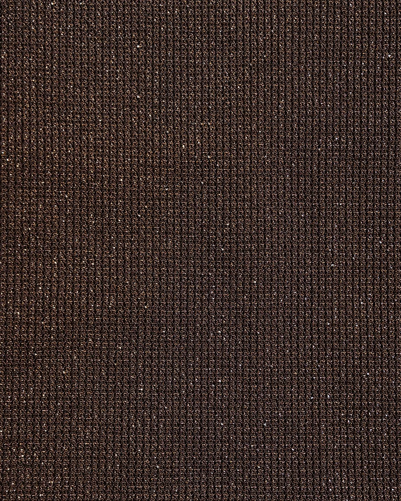 Brown V Neck Sequins Bralette One Piece