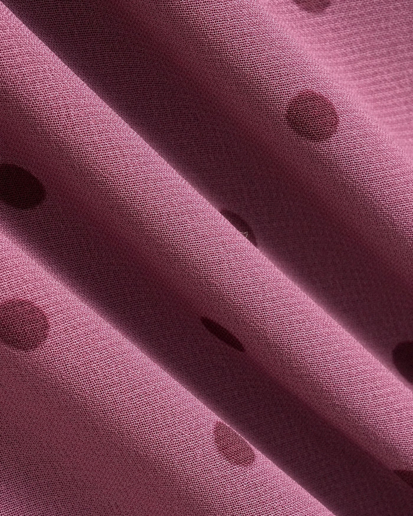 Purple Polka Dot Chiffon Mini Skirt